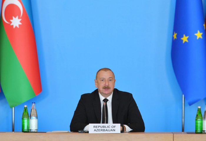   President Ilham Aliyev: Today
