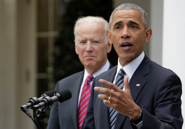Présidentielle américaine: Obama et Clinton espèrent lever 25 millions de dollars pour Biden