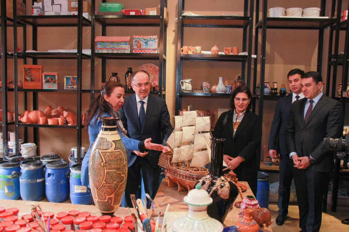 Albaniya Prezidenti “ABAD” Keramika Mərkəzində -    Fotolar   