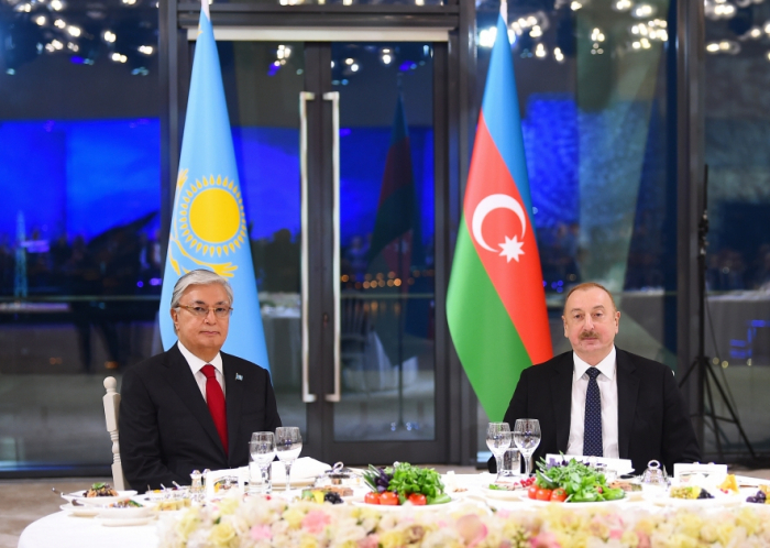  La recepción oficial se inició en honor del Presidente de Kazajistán 