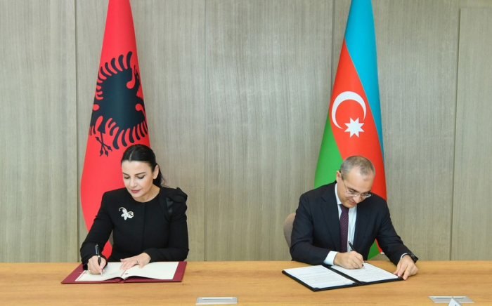 Albaniya ilə iqtisadi əməkdaşlıq haqqında saziş imzalanıb