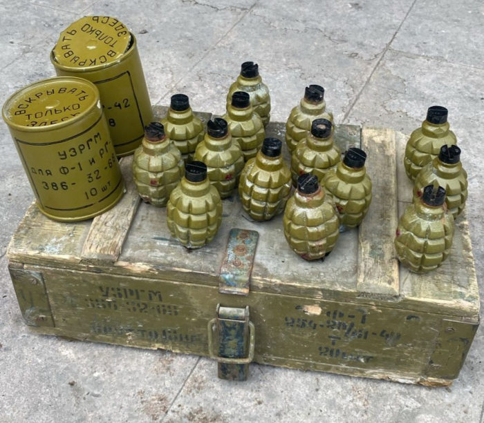 Se descubrieron granadas de mano en Kalbajar