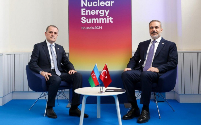   Azerbaijani, Turkish foreign ministers meet in Brussels   