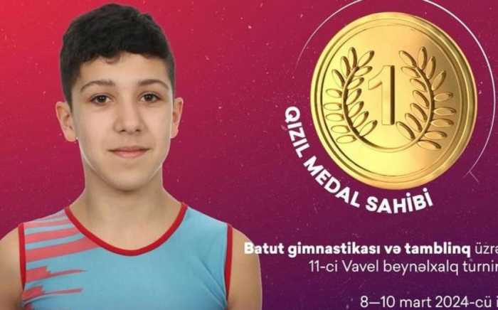  Aserbaidschanische Turnerin gewann in Polen eine Goldmedaille 