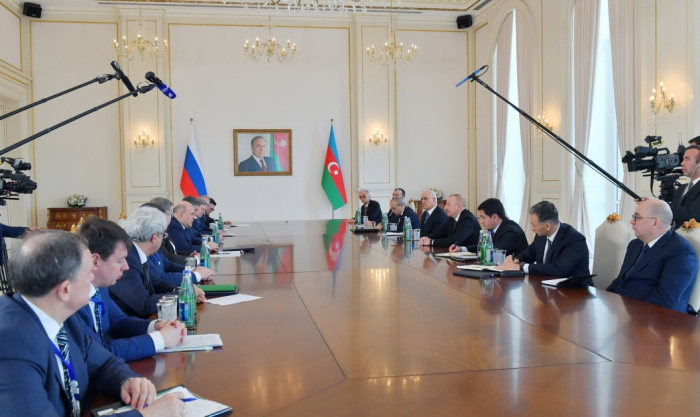  Ilham Aliyev se reunió con Mishustin-  Actualizado  