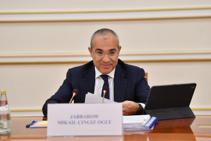   Aserbaidschanischer Wirtschaftsminister bespricht die Themen des Treffens mit dem Gouverneur von St. Petersburg  