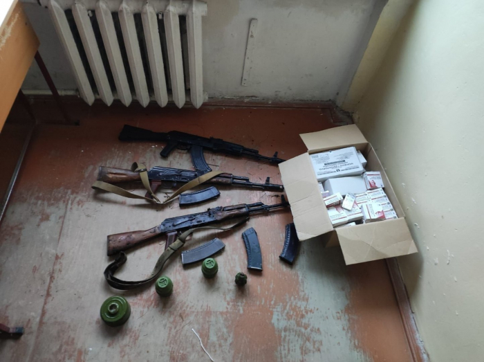   Weapons and ammunition discovered in Azerbaijan