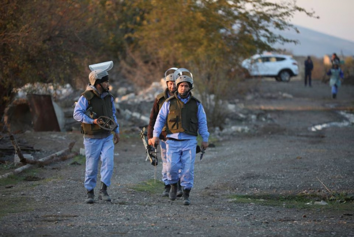   Azerbaijan neutralized 51 landmines, over 450 UXOs in its liberated territories last week  