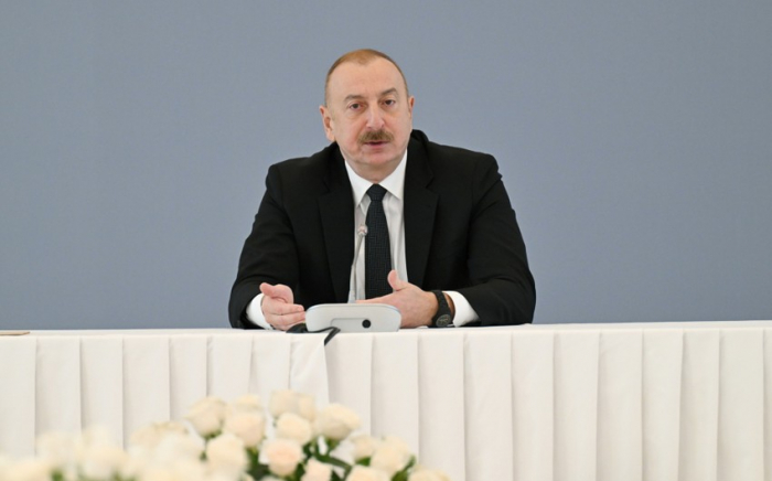   Präsident Ilham Aliyev erläuterte den Grund für den Erfolg Aserbaidschans  