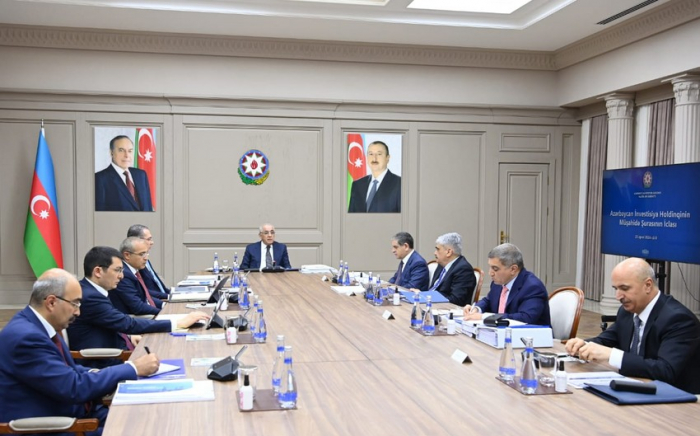  Premierminister hielt eine Sitzung der Aserbaidschan Investment Holding ab und erteilte Aufgaben  