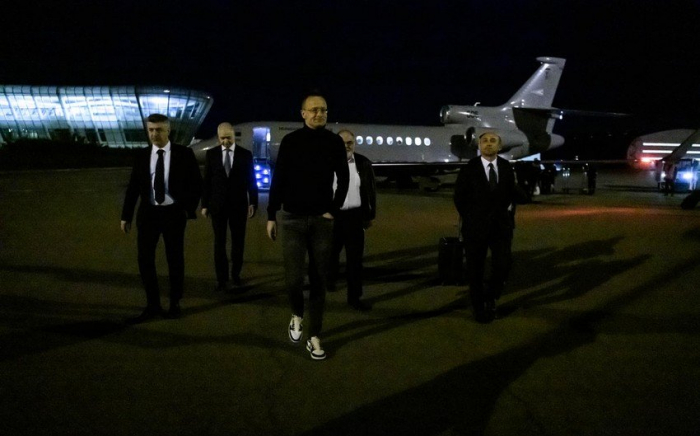   Hungarian FM arrives in Azerbaijan for a state visit   
