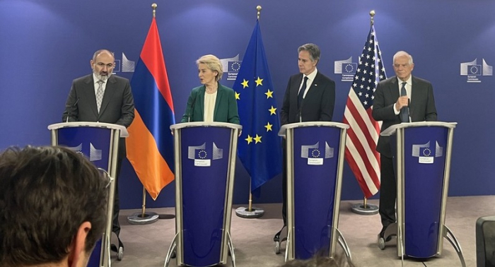 US-EU-Armenia meeting trilateral meeting kicks off in Brussels 
