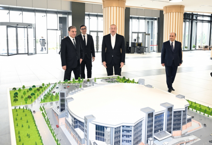 President Ilham Aliyev inaugurates Ganja Sports Palace