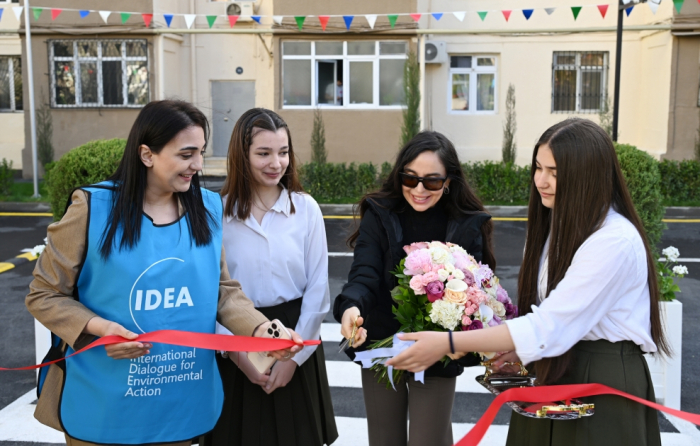 Renovated courtyards handed over to residents with participation of Leyla Aliyeva
