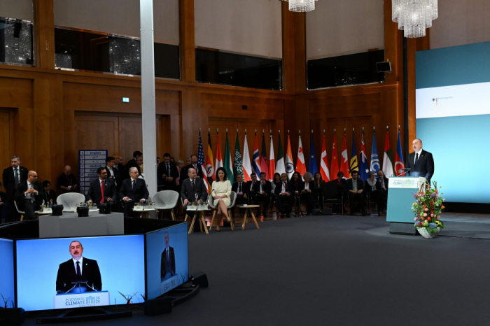  President Ilham Aliyev attends High Level Segment of the 15th Petersberg Climate Dialogue 