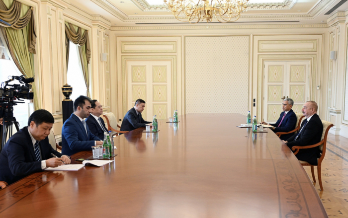  President Ilham Aliyev receives president of Chinese People