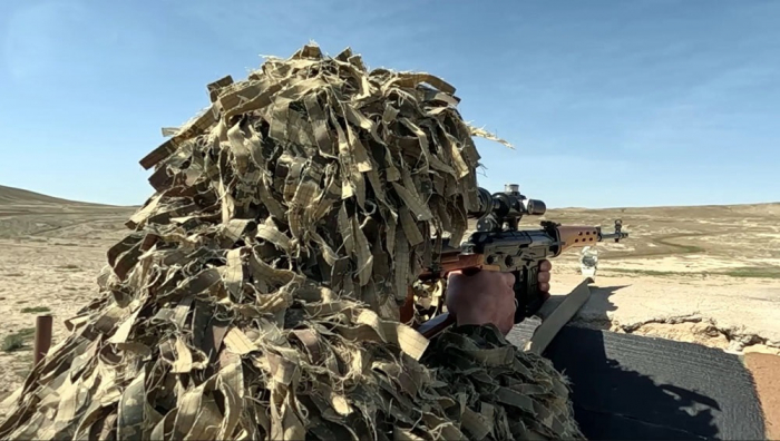 Azerbaijani army holds competition to select best sniper -   VIDEO  