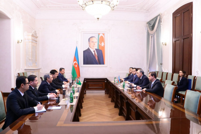  Kamran Aliyev se reunió con el diputado de su homólogo turcomano 