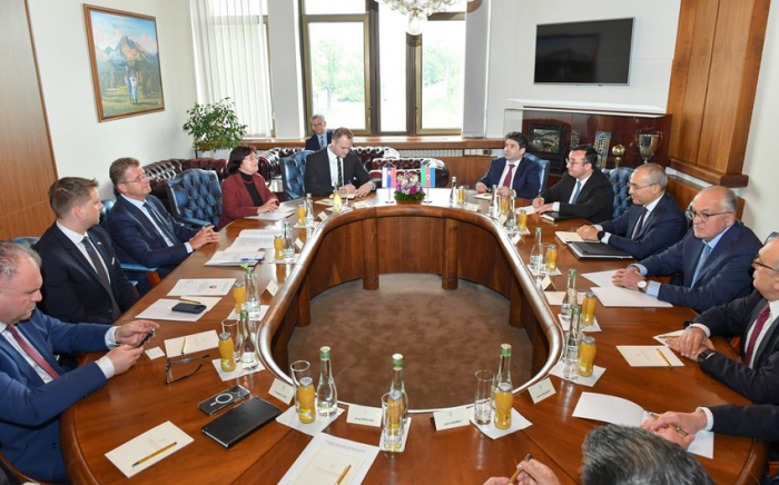   Mikayil Jabbarov besprach mit slowakischen Beamten die Beziehungen zwischen den beiden Ländern  