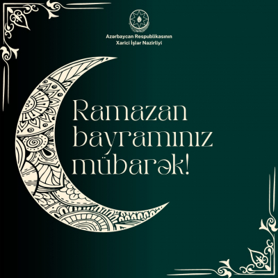 XİN Ramazan bayramı münasibətilə xalqı təbrik edib