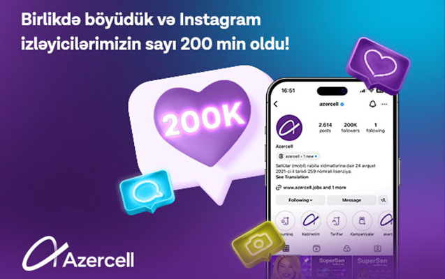 “Azercell”dən dəyərli hədiyyələr qazanmaq imkanı!  
