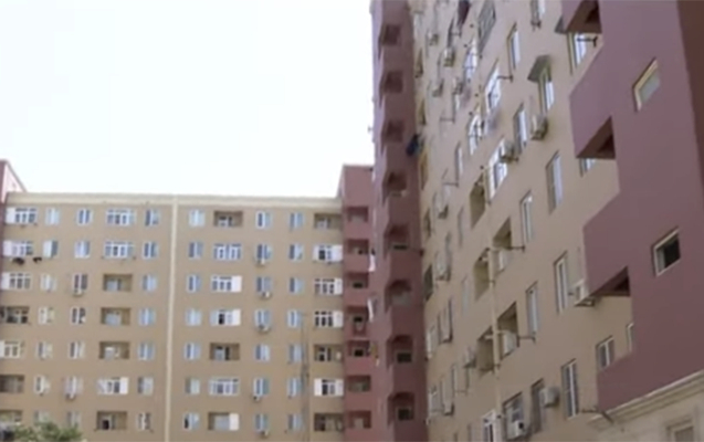    “Qobu Park-3” yaşayış massivində binalar əyilib -    Video      