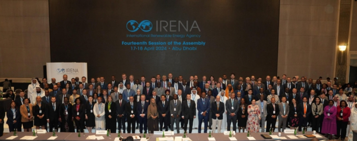14th Assembly of International Renewable Energy Agency gets underway in Abu Dhabi