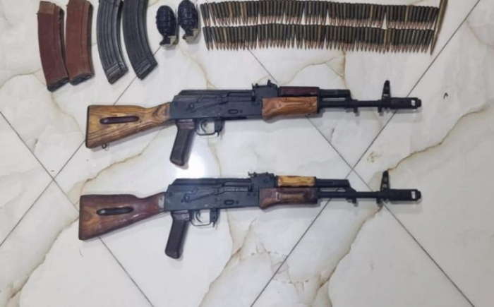  Se encontraron ametralladoras y granadas en Khankendi 