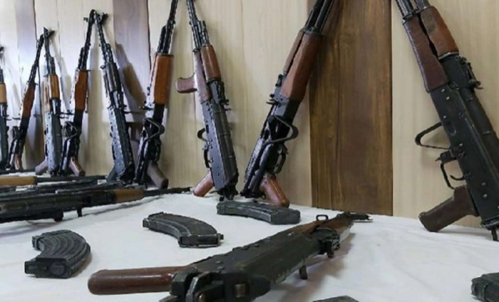  Se descubrió una gran cantidad de armas y granadas en Khankendi 