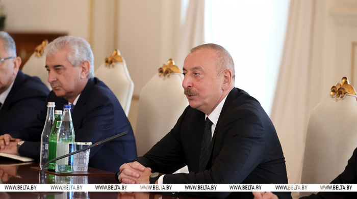   Ilham Aliyev  : Azerbaiyán aprecia la asociación fiable con Bielorrusia 