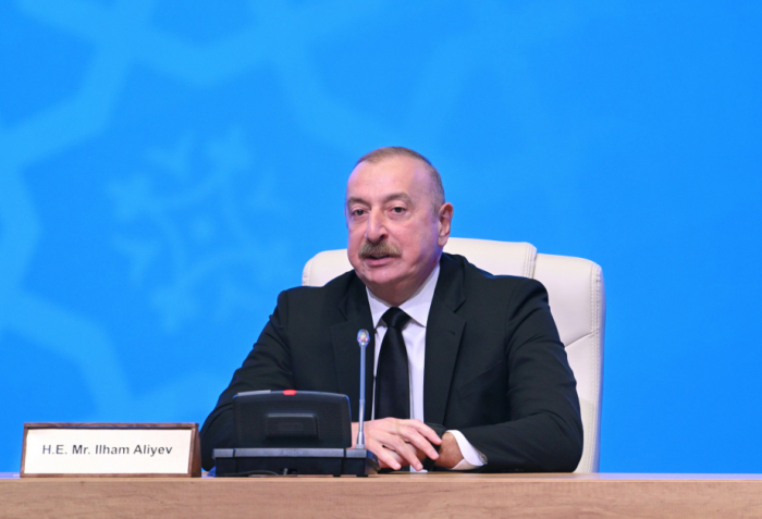   Presidente Ilham Aliyev  : "Azerbaiyán aseguró la paz a través de la guerra y este asunto debe ser analizado a fondo" 