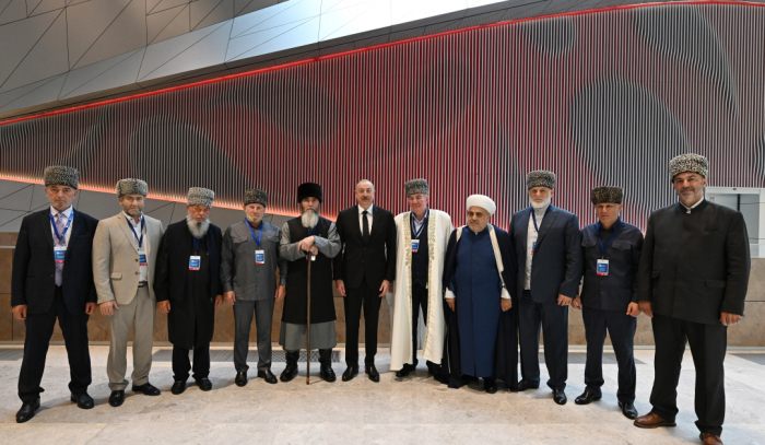   President Ilham Aliyev received delegation of muftis of Russia’s North Caucasus region  