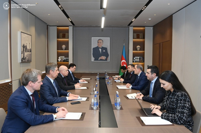  Azerbaijani FM holds meeting with Special Envoy of Russian President 