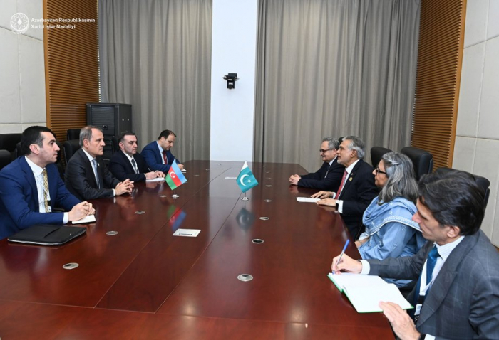 Azerbaijani FM holds meeting with Pakistani counterpart