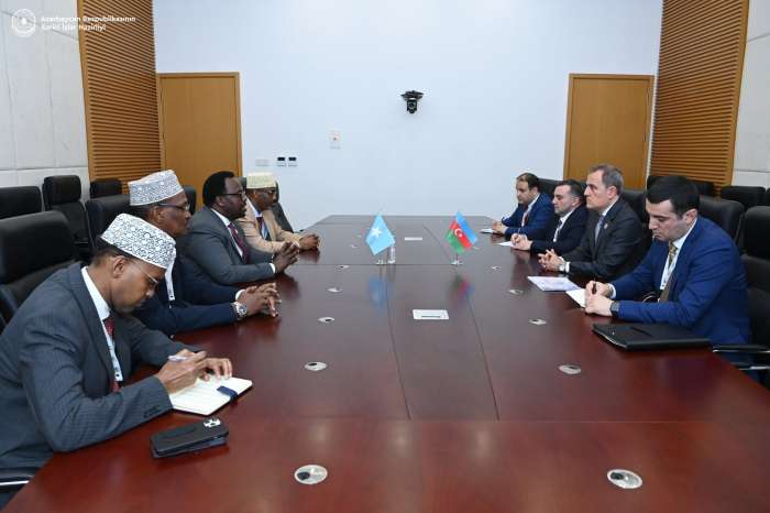 Azerbaijani FM discusses bilateral ties with Deputy Prime Minister of Somalia