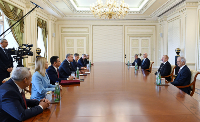  Le président Ilham Aliyev a reçu le gouverneur de la province d