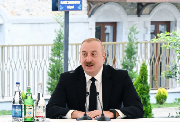   Presidente de Azerbaiyán  : "La guerra no habría terminado con éxito sin Shusha" 