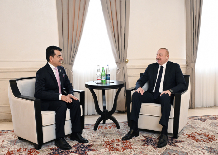  Le président Ilham Aliyev reçoit le Directeur général de l