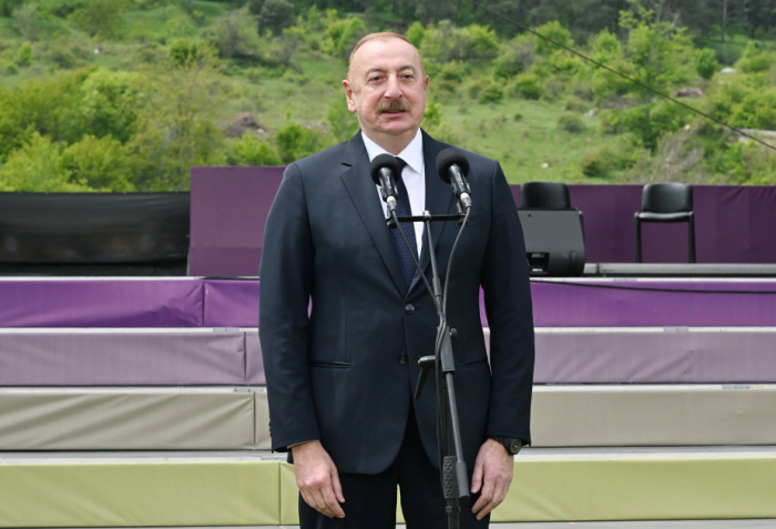 « Je suis convaincu que désormais, il y aura toujours la paix sur les terres azerbaïdjanaises », dit le président Aliyev