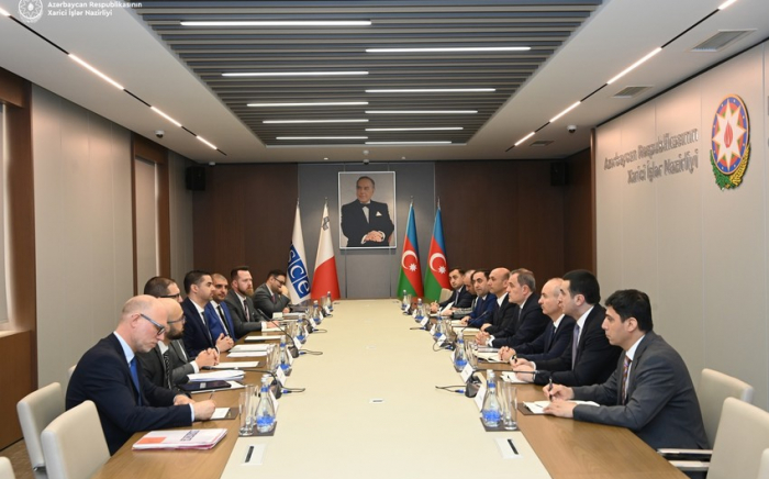   Treffen von Jeyhun Bayramov mit dem amtierenden Vorsitzenden der OSZE hat begonnen  
