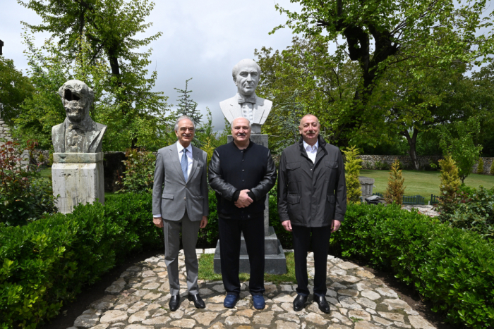    Prezidentlər Şuşada Bülbülün ev-muzeyində  -    FOTOLAR      