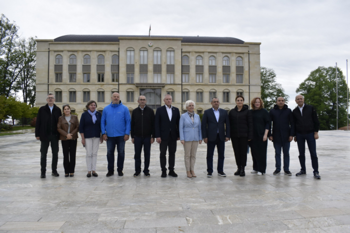    Latviya Parlamentinin sədri Şuşada -    Fotolar        
