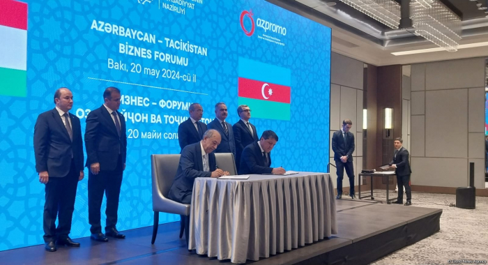   Azerbaijan, Tajikistan sign number of documents on cooperation  
