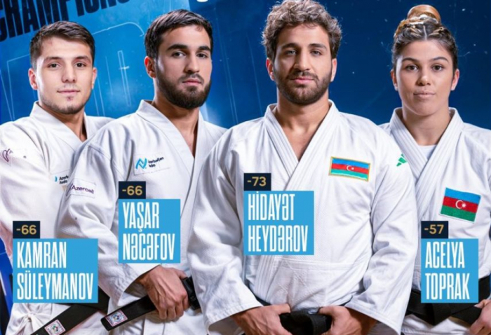 Another 4 Azerbaijani judokas to vie for medals at UAE World Championships