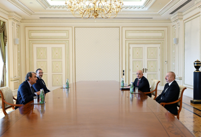 President Ilham Aliyev receives CVC Capital Partners co-founder 