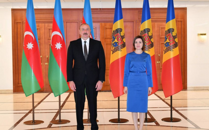   Präsidentin der Republik Moldau, Maya Sandu, gratulierte dem Präsidenten Aserbaidschans, Ilham Aliyev  