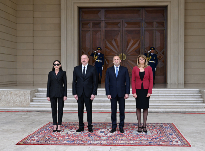  Official welcome ceremony held for Bulgarian President in Baku  