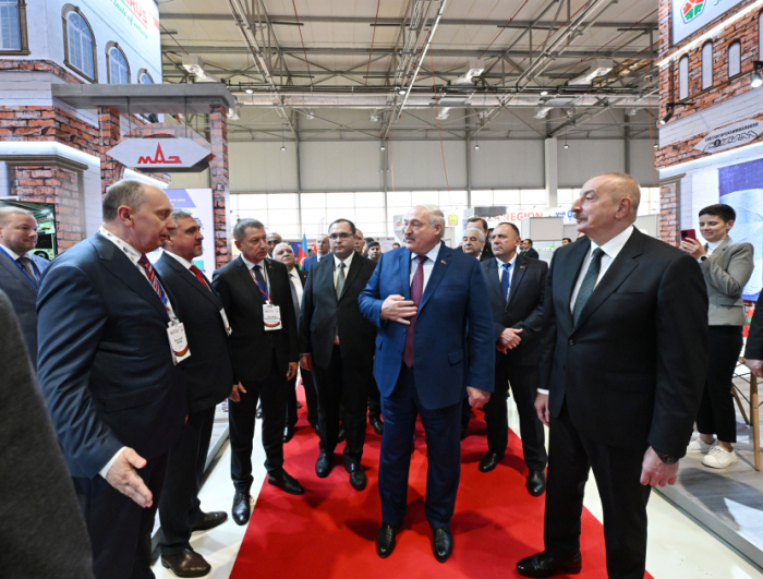 Azerbaijani, Belarusian Presidents familiarize themselves with Caspian Agro and InterFood Azerbaijan exhibitions