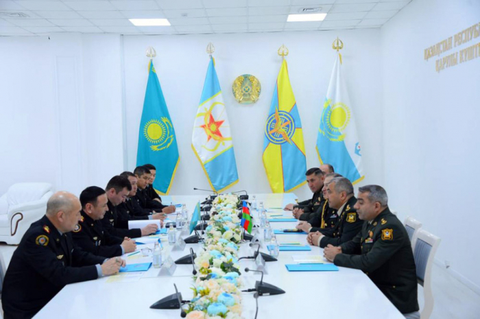 Azerbaijani military delegation visits Kazakhstan 