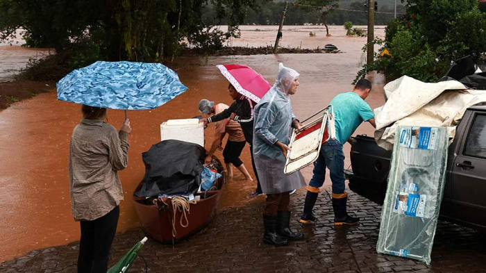 Braziliyada güclü daşqınlar 10 nəfəri öldürdü